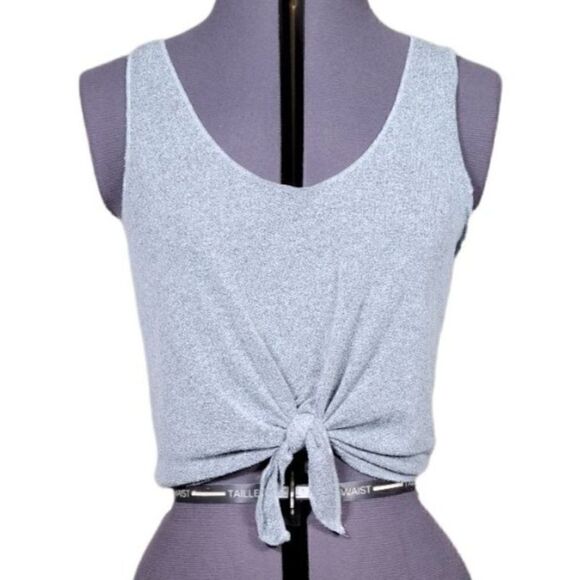 Wilfred Free Knotted Crop Tank Top Sz M - Picture 1 of 11